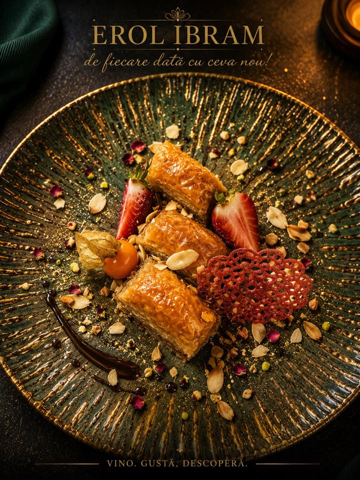 Baklava cu fistic, migdale și fructe de pădure